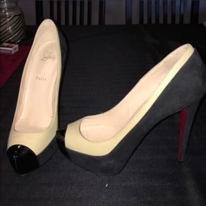 AUTHENTIC Christian Louboutin Suede Heels Size 41